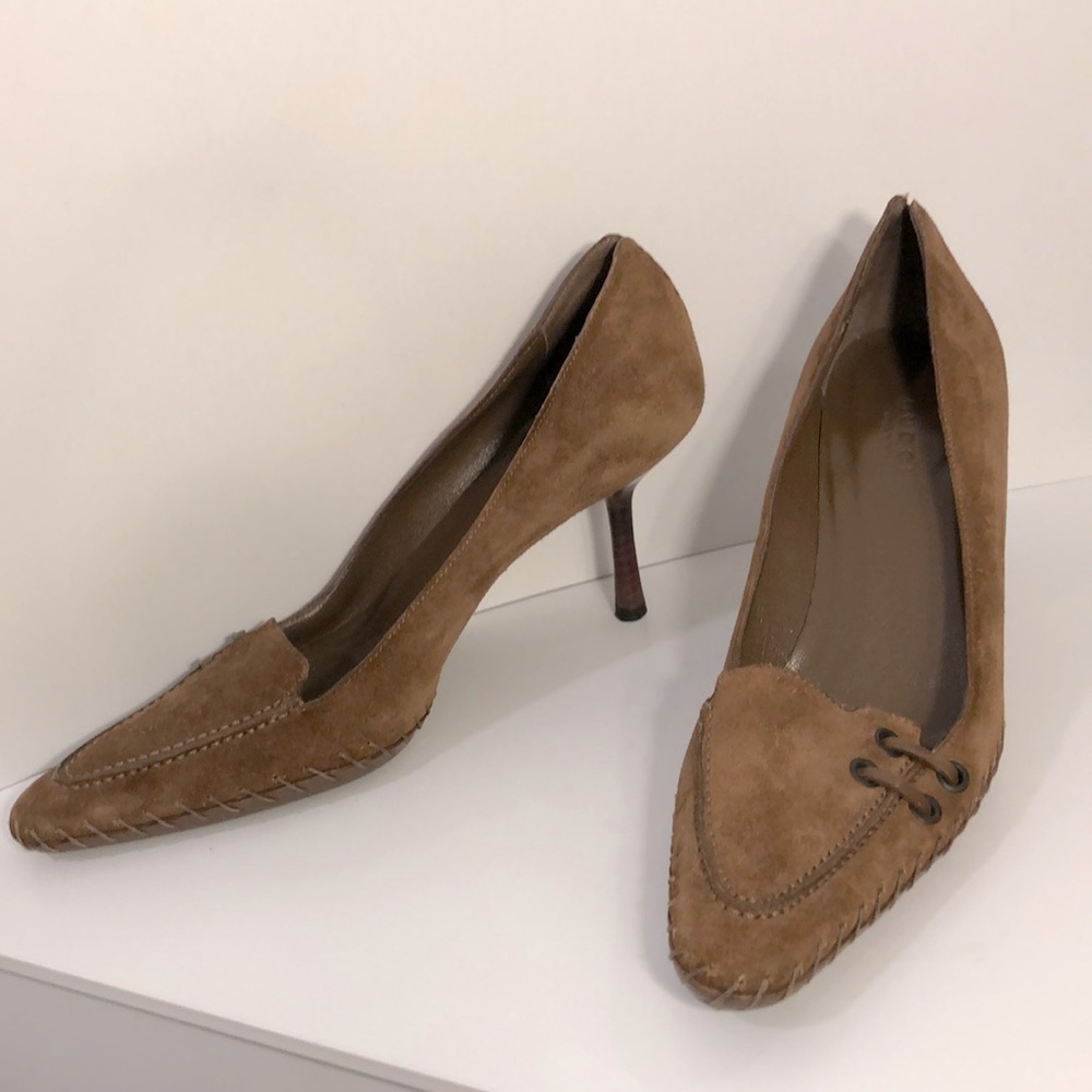 Gucci boho suede pumps brown 8